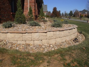 garden retaining wall             