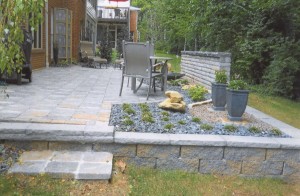 brick patio           