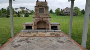 fireplace with mantel