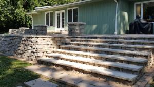 wide stone steps